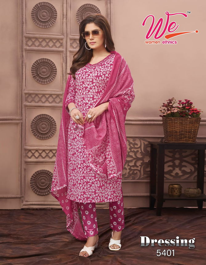 Dressing By We Printed Cotton Kurti Bottom With Dupatta Wholesale Market In Surat
